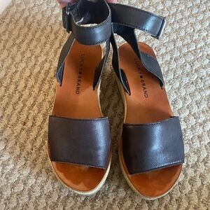 Lucky Brand Dark Brown Women's Sandals